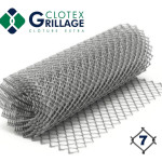 Grillage Simple Torsion Galvanisé 7/14 2m/25m