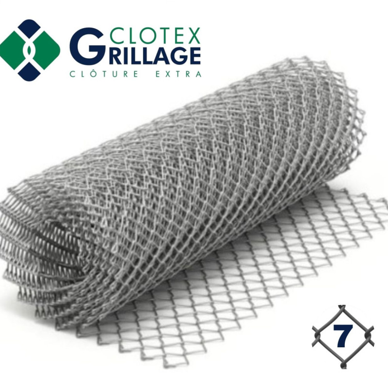 Grillage Simple Torsion Galvanisé 7/14 2m/25m